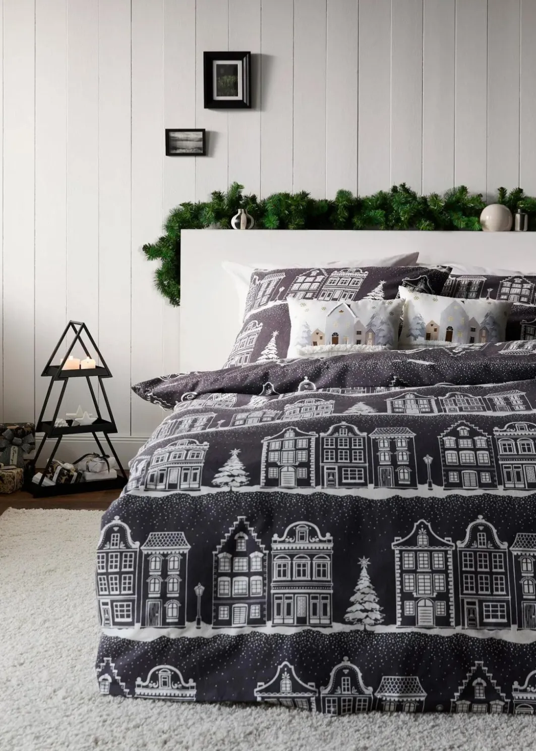 Hot Bettwäsche mit Häusern Bettwäsche|Weihnachtsdeko & -Textilien·Bettwäsche