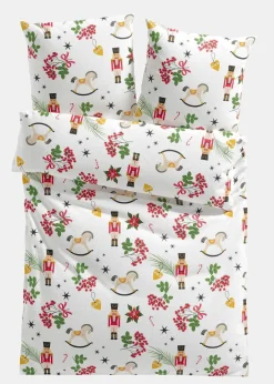 bonprix Bettwäsche|Weihnachtsdeko & -Textilien·Bettwäsche|Bettwäsche mit Nußknackern
