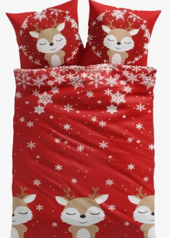 bonprix Bettwäsche|Weihnachtsdeko & -Textilien·Bettwäsche|Bettwäsche mit Rentieren