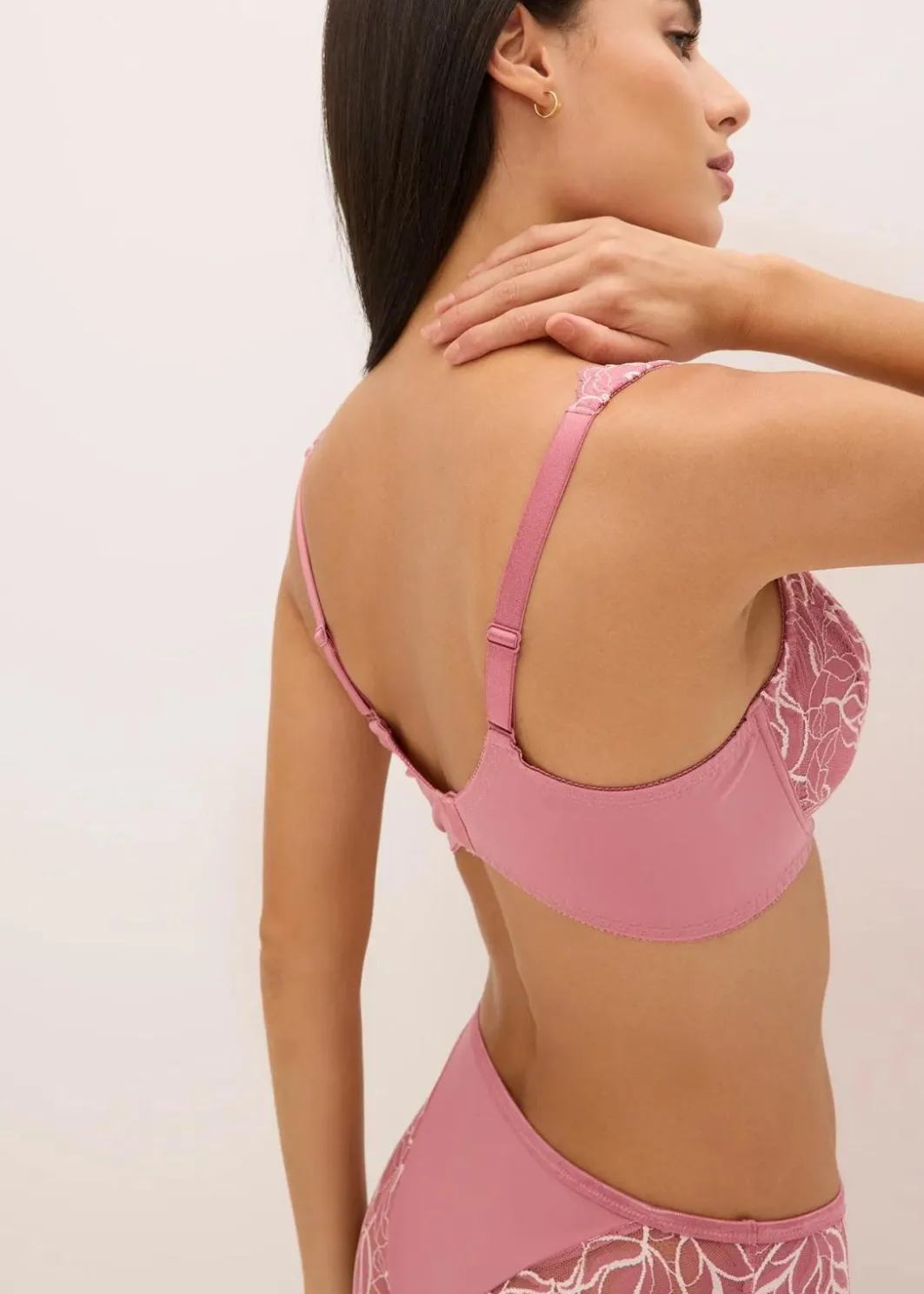 Damen bonprix Wäsche·Dessous|Wäsche·Große Cups D-H|Bügel-BH mit gepolsterten Trägern