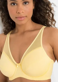 Damen bonprix Große Cups D-H|Bhs|Bügel-BH mit Mesh (2er Pack)