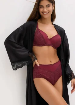 Damen bonprix Wäsche·Große Cups D-H|Wäsche·Bhs|Bügel-BH mit zarter Spitze