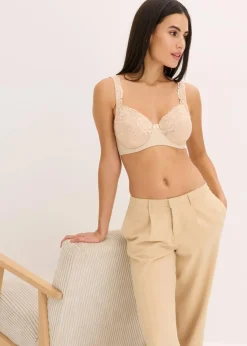 Discount Bügel-BH mit zarter Spitze (2er Pack) Damen Wäsche·Dessous|Wäsche·Große Cups D-H