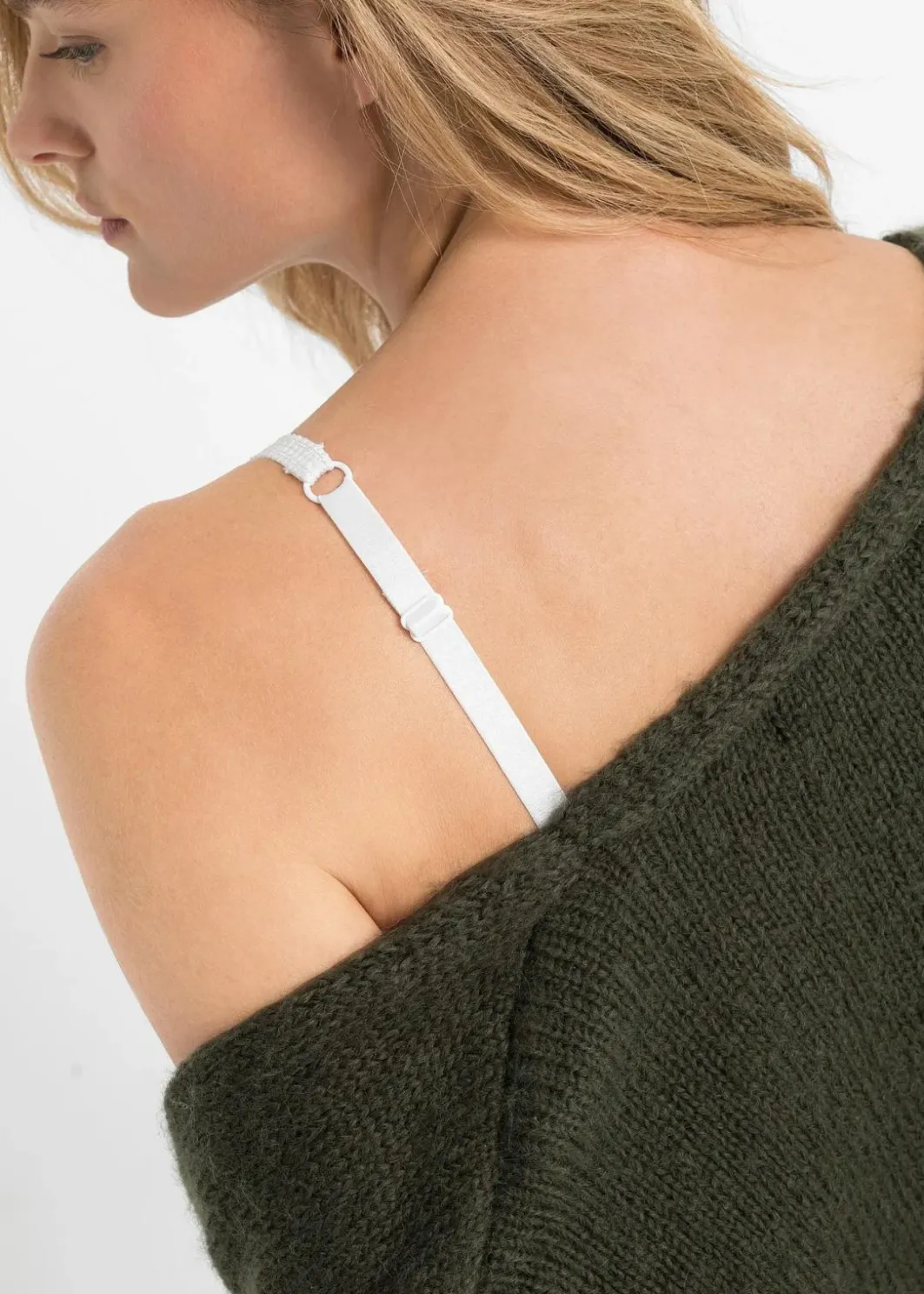 Clearance Bügel-BH mit zarter Spitze (3er Pack) Damen Große Cups D-H|Nachhaltigere Materialien