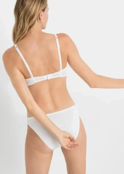 Clearance Bügel-BH mit zarter Spitze (3er Pack) Damen Große Cups D-H|Nachhaltigere Materialien