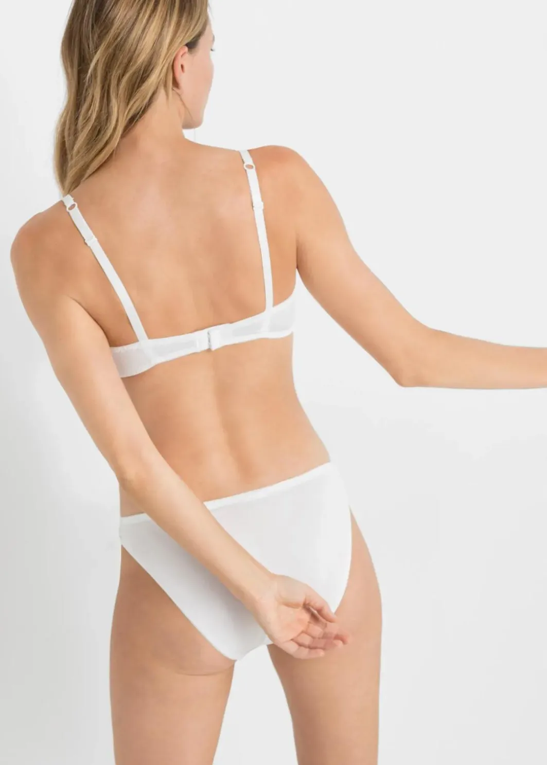 Clearance Bügel-BH mit zarter Spitze (3er Pack) Damen Große Cups D-H|Nachhaltigere Materialien