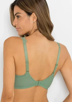 Damen bonprix Große Cups D-H|Nachhaltigere Materialien|Bügel-BH mit zarter Spitze (2er Pack)