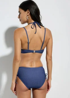 Damen bonprix Bademode·Bikinis|Bikinis|Bügel-Bikini in Jeansoptik (2-tlg.Set)