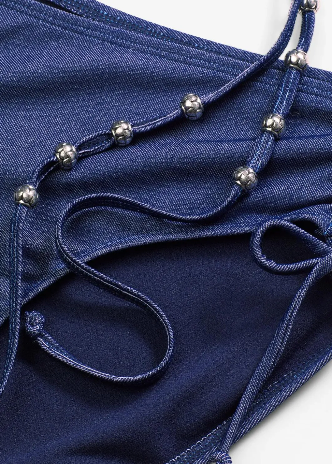 Damen bonprix Bademode·Bikinis|Bikinis|Bügel-Bikini in Jeansoptik (2-tlg.Set)