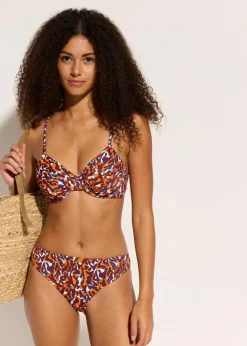 Damen bonprix Nachhaltigere Materialien|Bikinis|Bügel-Bikini mit hohem Beinausschnitt (2-tlg.Set)