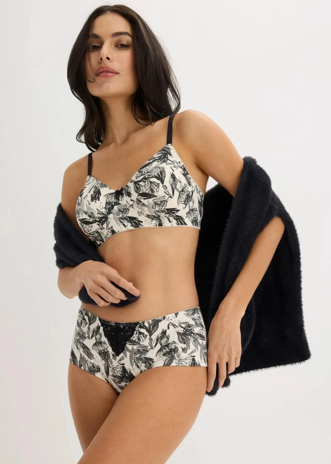 Damen bonprix Große Cups D-H|Nachhaltigere Materialien|BH (3er Pack)