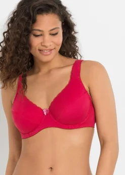 Damen bonprix Große Cups D-H|Bhs|BH mit Bügel mit weicher Bio-Baumwolle (3er Pack)