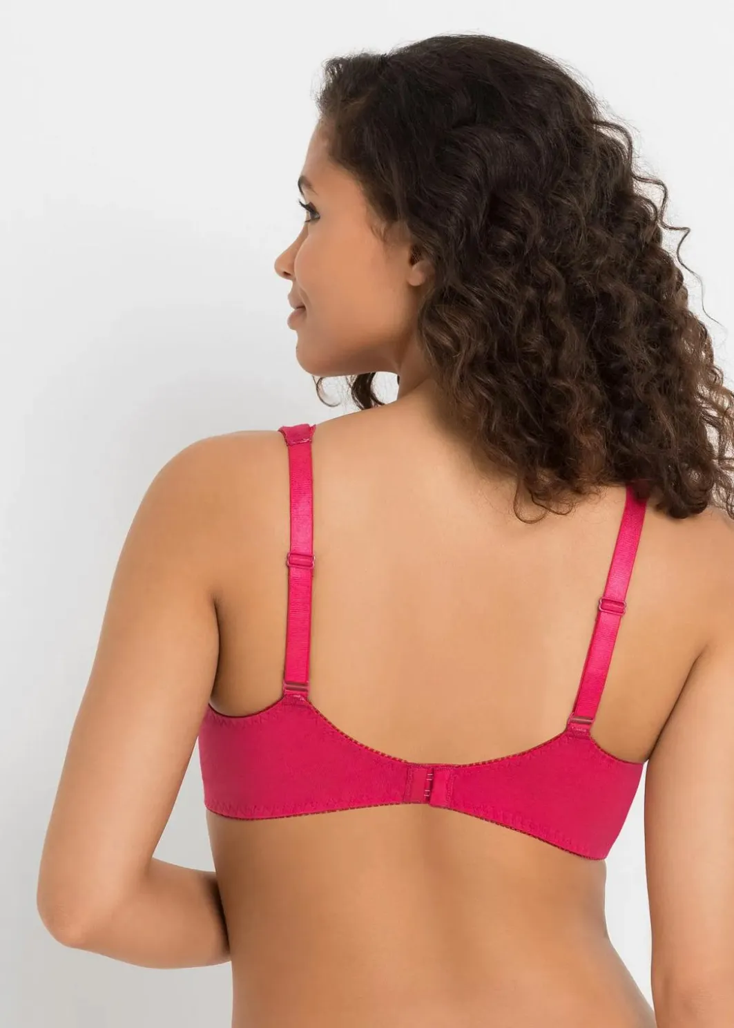 Damen bonprix Große Cups D-H|Bhs|BH mit Bügel mit weicher Bio-Baumwolle (3er Pack)