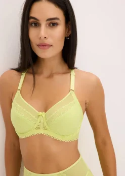 Hot BH mit Bügel und zarter Spitze Damen Große Cups D-H|Nachhaltigere Materialien