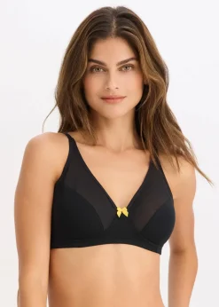 Discount BH ohne Bügel mit Baumwolle (2er Pack) Damen Große Cups D-H|Nachhaltigere Materialien