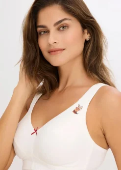 Outlet BH ohne Bügel mit Bio-Baumwolle (2er Pack) Damen Wäsche·Baumwollunterwäsche|Wäsche·Große Cups D-H