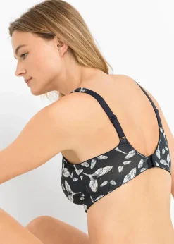 Damen bonprix Große Cups D-H|Bhs|BH ohne Bügel mit Bio-Baumwolle (3er Pack)