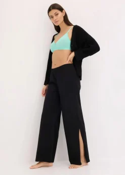 Damen bonprix Baumwollunterwäsche|Nachhaltigere Materialien|BH ohne Bügel mit Bio-Baumwolle (3er Pack)