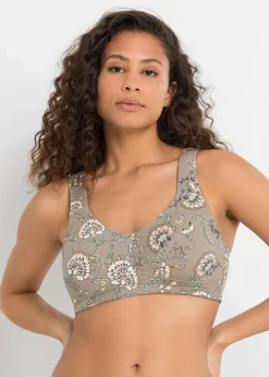 Online BH ohne Bügel mit Bio-Baumwolle (3er Pack) Damen Große Cups D-H|Nachhaltigere Materialien