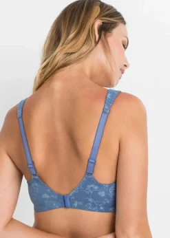 Damen bonprix Große Cups D-H|Nachhaltigere Materialien|BH ohne Bügel mit weicher Bio-Baumwolle (2er Pack)