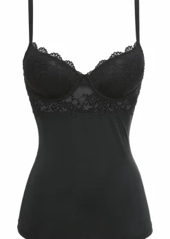 Sale BH-Hemd aus glatter Microfaser Damen Wäsche·Corsagen & Negligés|Wäsche·Basics