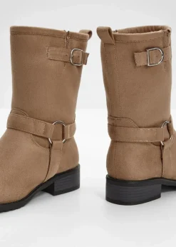 Damen bonprix Gefütterte Winterschuhe|Boots|Biker Boot