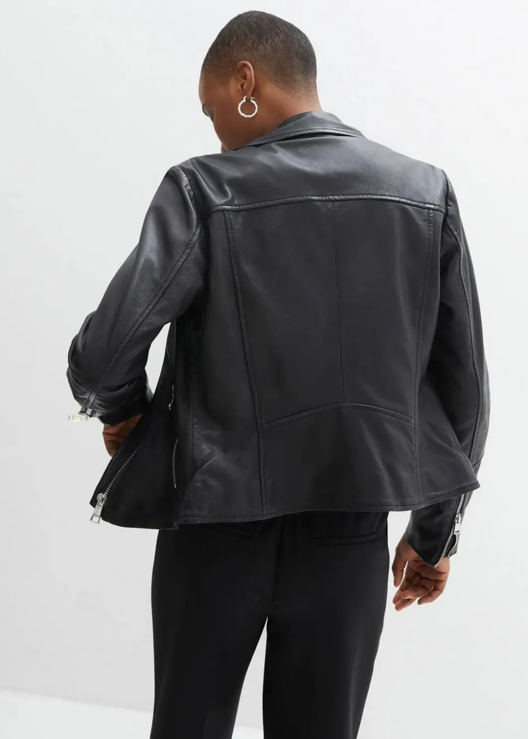 Clearance Bikerjacke aus Nappaleder Damen Jacken & Mäntel|Premium