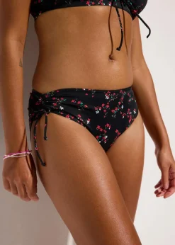 Damen bonprix Nachhaltigere Materialien|Mix & Match|Bikinihose (2er Pack) mit seitlicher Schnürung