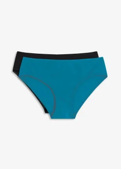 Damen bonprix Nachhaltigere Materialien|Bademode·Tankinis|Bikinihose im Doppelpack (2er Pack)