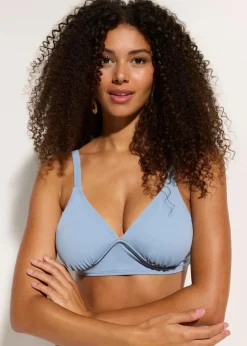 Online Bikinioberteil mit breitem Band Damen Nachhaltigere Materialien|Bikinis