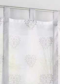 bonprix Raffrollos|Bindegardine mit Herz Druck mit recyceltem Polyester