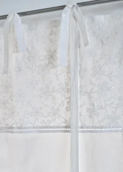 bonprix Raffrollos|Bindegardine mit Stickerei