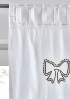 bonprix Vorhänge|Bio Baumwoll Vorhang mit Raffhalter (1er Pack)