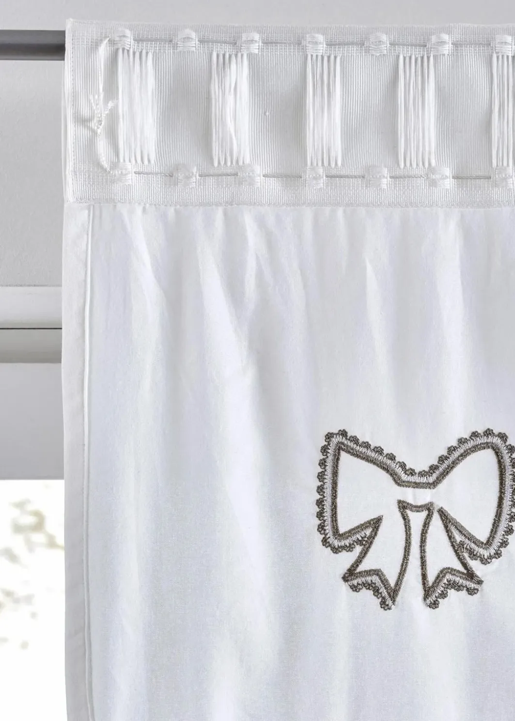 bonprix Vorhänge|Bio Baumwoll Vorhang mit Raffhalter (1er Pack)