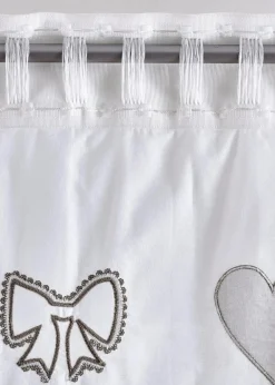 bonprix Vorhänge|Bio Baumwoll Vorhang mit Raffhalter (1er Pack)