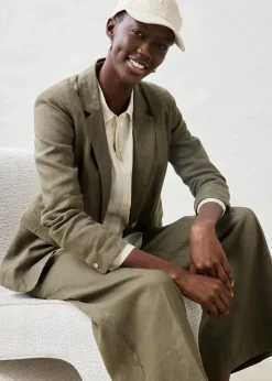 Damen bonprix Bekleidung·Basics|Blazer|Blazer aus reinem Leinen