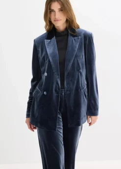 Outlet Blazer aus softem Samt Damen Blazer|Zweiteiler & Sets