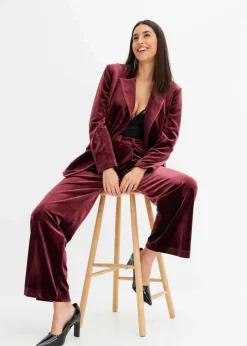 Damen bonprix Blazer|Zweiteiler & Sets|Blazer aus softem Samt
