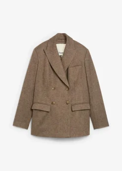 Damen bonprix Bekleidung·Basics|Blazer|Blazer aus weichem Woll-Mix