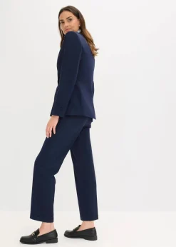 Damen bonprix Bekleidung·Basics|Blazer|Blazer mit dekorativen Handstich Details