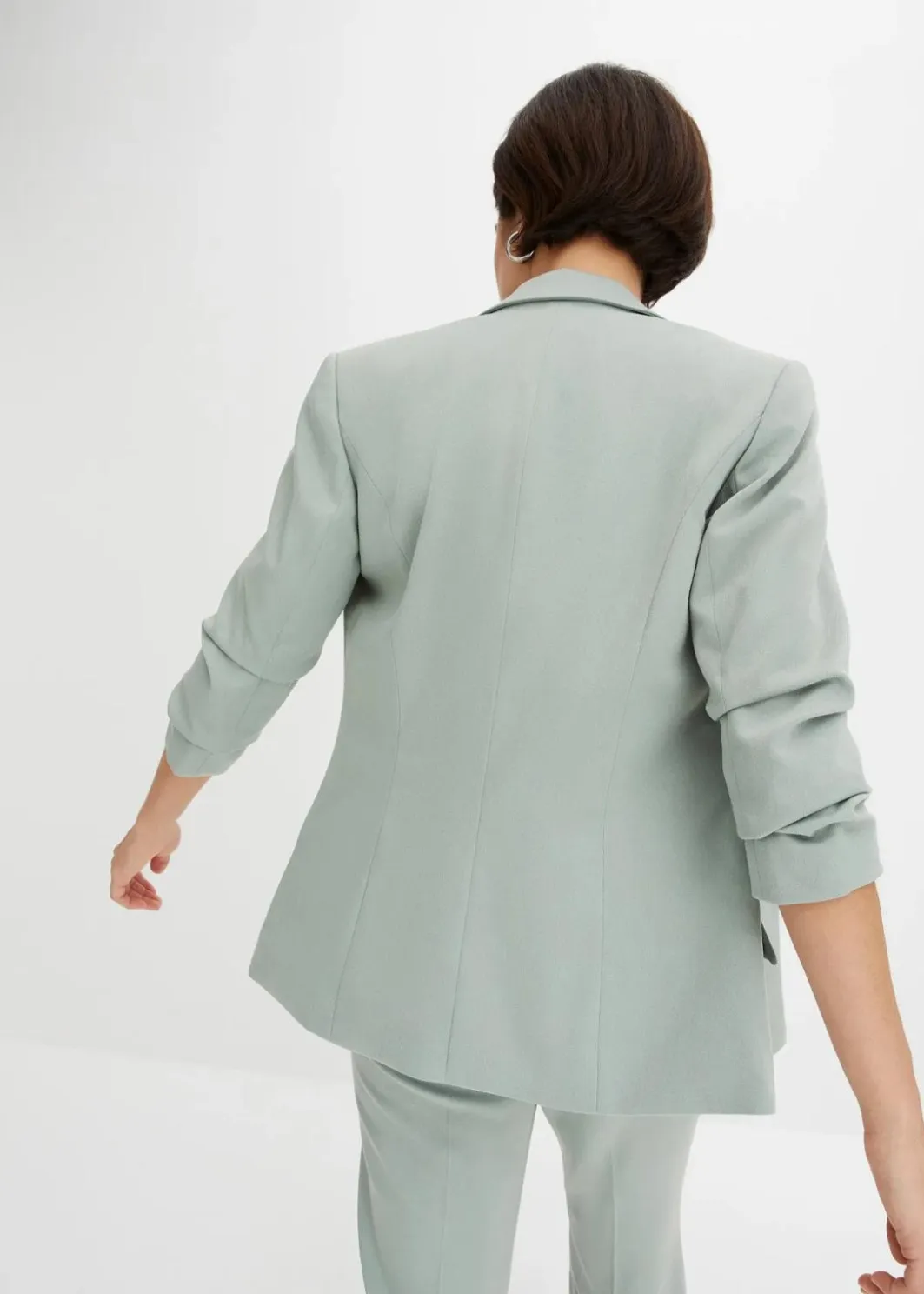 Blazer mit drapierten Ärmeln Damen Nachhaltigere Materialien|Blazer