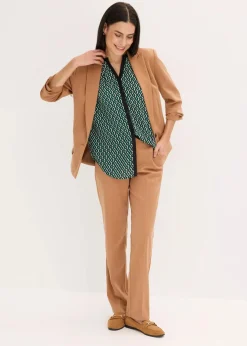Damen bonprix Bekleidung·Basics|Blazer|Blazer mit drapierten Ärmeln