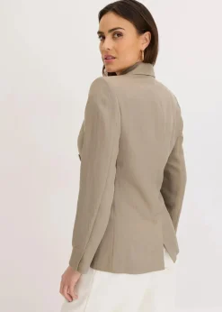 New Blazer mit Lyocell im Crinklelook Damen Bekleidung·Basics|Blazer