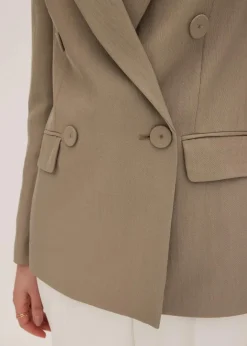 New Blazer mit Lyocell im Crinklelook Damen Bekleidung·Basics|Blazer