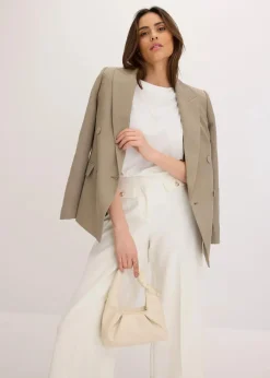 New Blazer mit Lyocell im Crinklelook Damen Bekleidung·Basics|Blazer