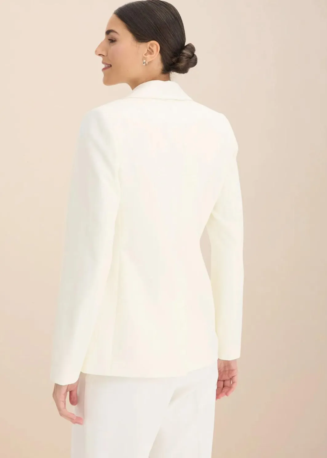 Damen bonprix Blazer|Blazer mit Schmuckknöpfen