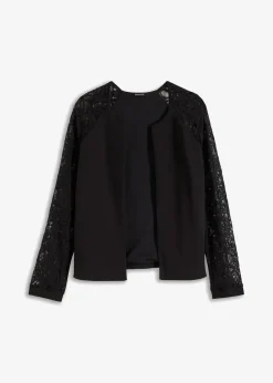 Damen bonprix Bekleidung·Basics|Festliche Mode|Blazer mit Spitzenärmeln