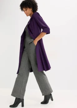 Damen bonprix Kleider|Bekleidung·Pullover & Strickjacken|Blazerkleid mit ausgestelltem Rockteil
