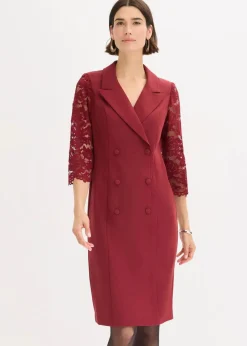Sale Blazer-Kleid mit Spitzenärmeln Damen Kleider|Bekleidung·Pullover & Strickjacken