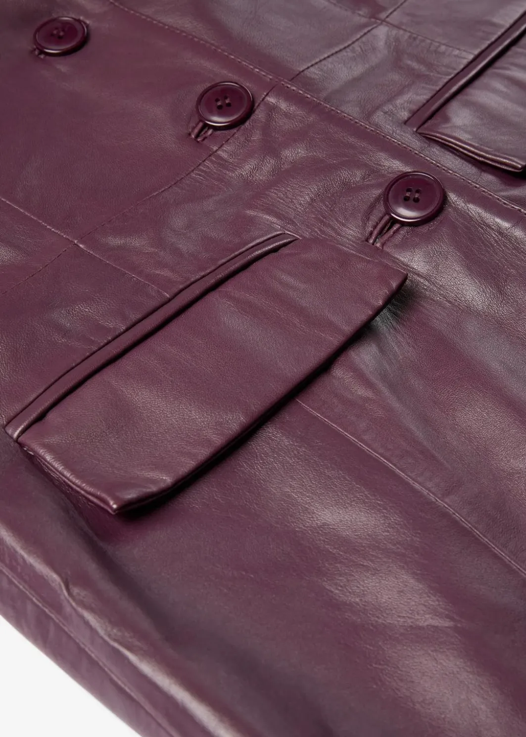 Clearance Blazermantel aus Lammnappa Damen Bekleidung·Hosen|Premium